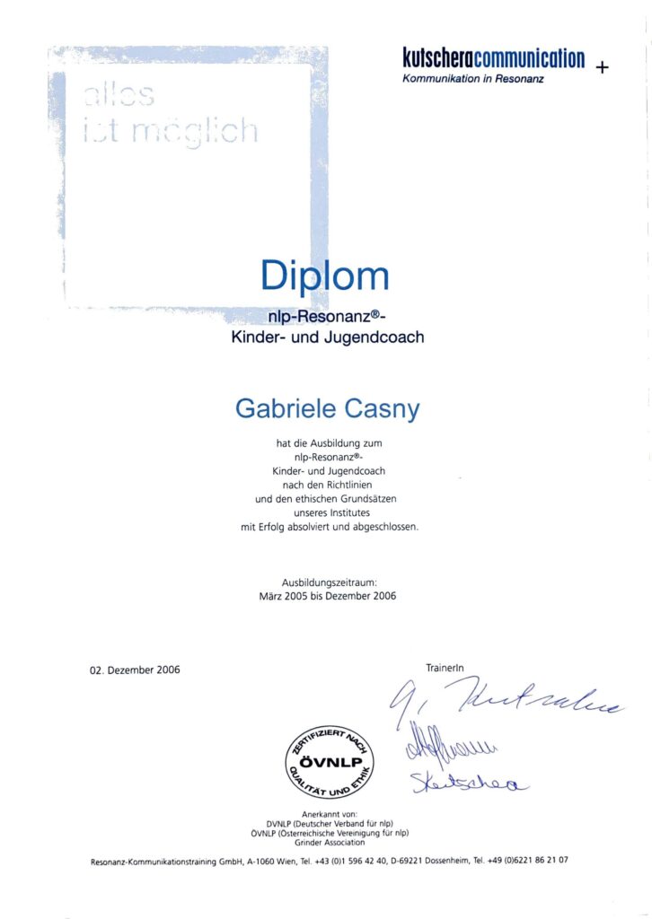 NLP Kinder- und Jugendcoach